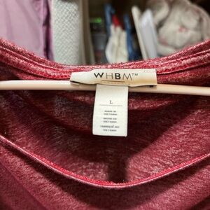 WHBM LONG SLEEVE SIZE L